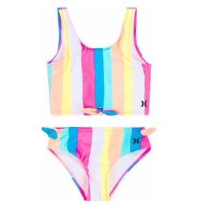 NWT Hurley 2-Piece bathing suit - Kids takini 2-piece swimsuit